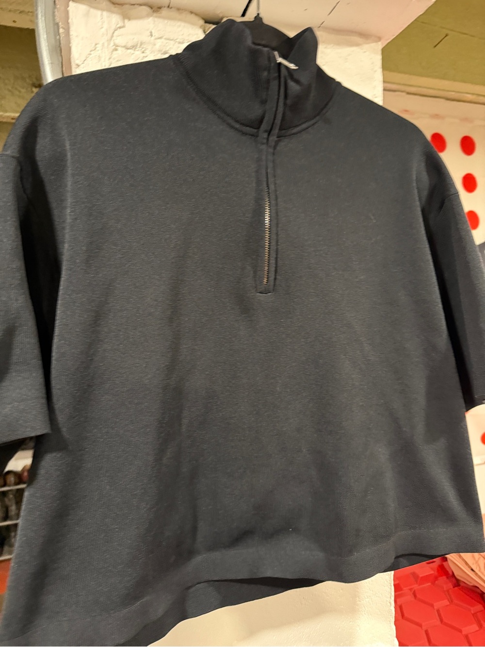 lululemon athletica Women's Black Half-Zip Top